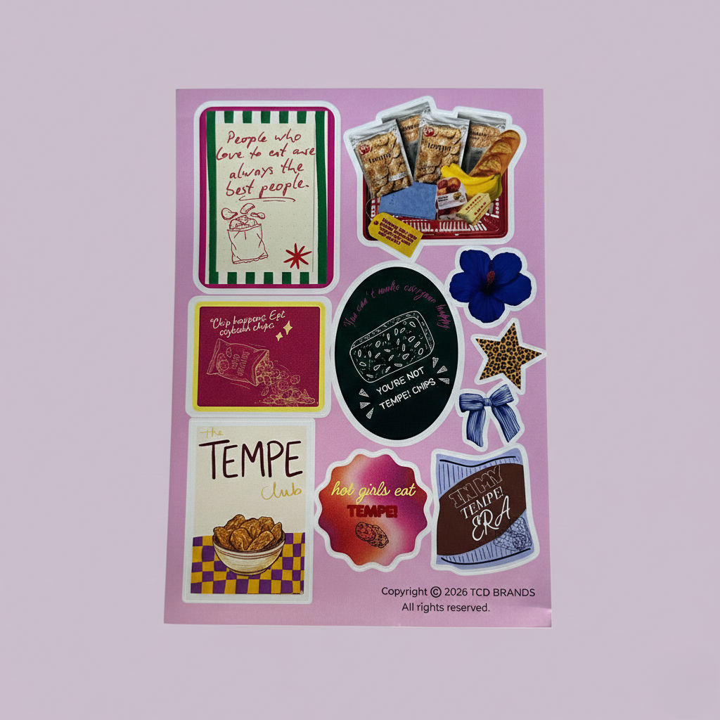 Tempe! 5 Years Anniversary Sticker