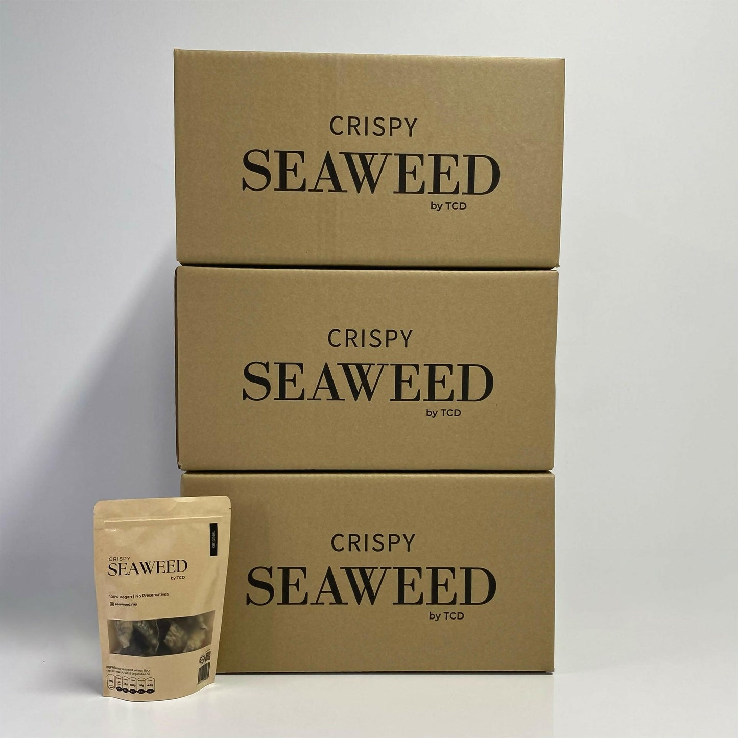 Crispy Seaweed / 3 Cartons (72 packs)