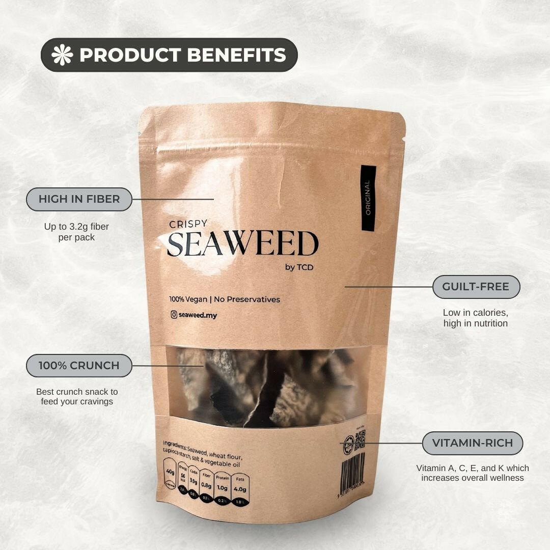 Crispy Seaweed / 3 Cartons (72 packs)