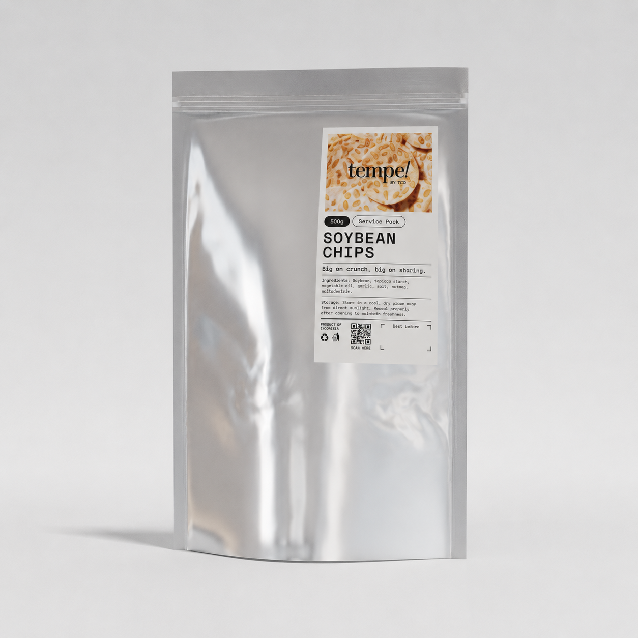 Tempe! Soybean Chips 500g Service Pack
